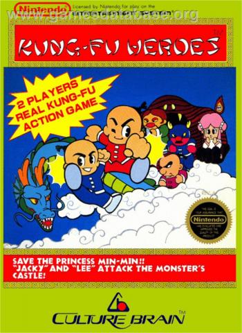 Cover Kung-Fu Heroes for NES